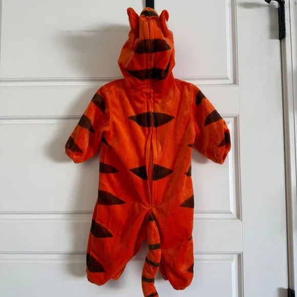Vintage Y2K Disney Winnie the Pooh Tigger Tiger Dress Up Baby Costume 3-6 months - Picture 3 of 7